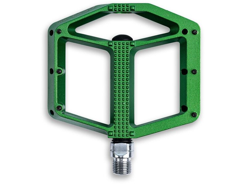 Cube Accessories Pedals Flat A3-zp green click to zoom image