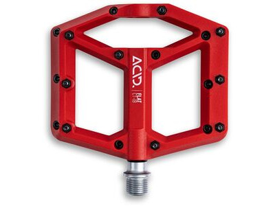 Cube Accessories Pedals Flat C1-ib red