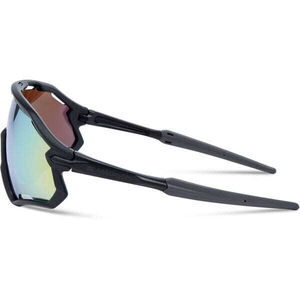 Madison Eyewear Code Breaker II Sunglasses - 3 pack - matt black / bronz mirror / amb / clr lens click to zoom image