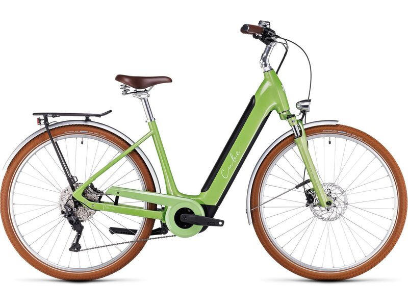 Cube Ella Ride Hybrid 500 Green/green click to zoom image