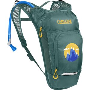 CamelBak Kids' Mini M.u.l.e. Hydration Pack 3l With 1.5l Reservoir 2023 3L GREEN/ MOUNTAINS  click to zoom image