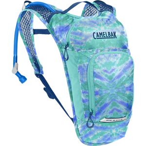 CamelBak Kids' Mini M.u.l.e. Hydration Pack 3l With 1.5l Reservoir 2023 3L TIE DYE/BLUE  click to zoom image