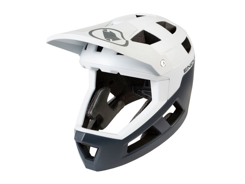 Endura SingleTrack Full Face MIPS® Helmet White click to zoom image