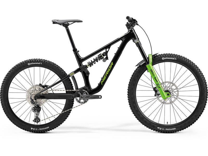 Merida One-Sixty FR 600 - Black/Grey/Green - MY24 click to zoom image