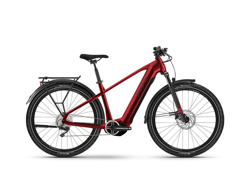 Haibike Trekking 5 High - Dynamite Red + Blk click to zoom image